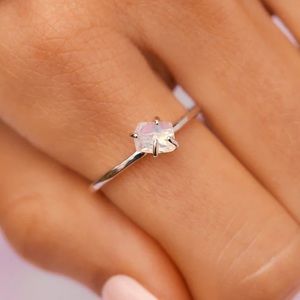 Pura Vida Raw Gemstone Ring + Earrings bundle